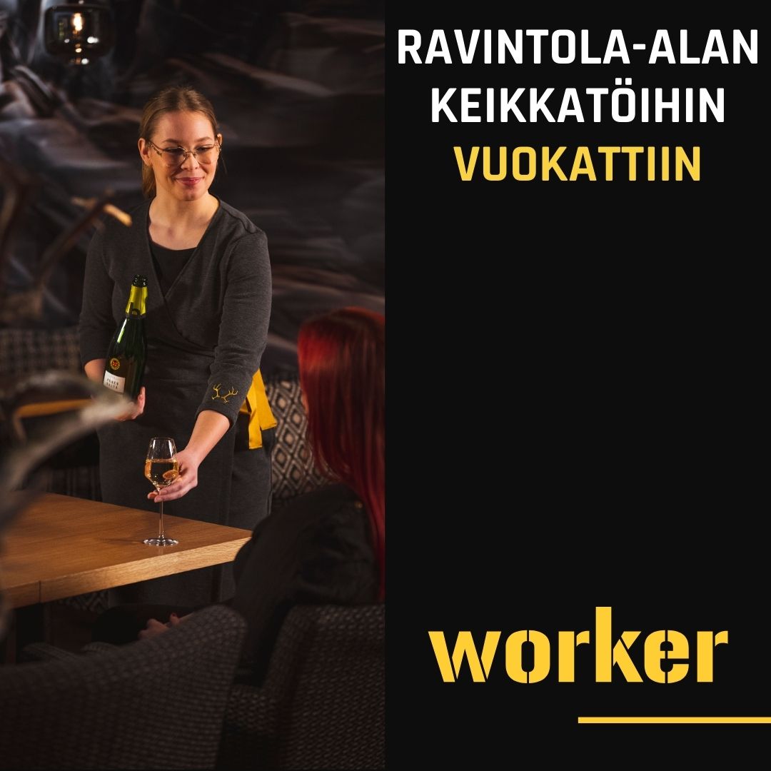 KEIKKATYÖNTEKIJÖITÄ RAVINTOLAAN, VUOKATTI